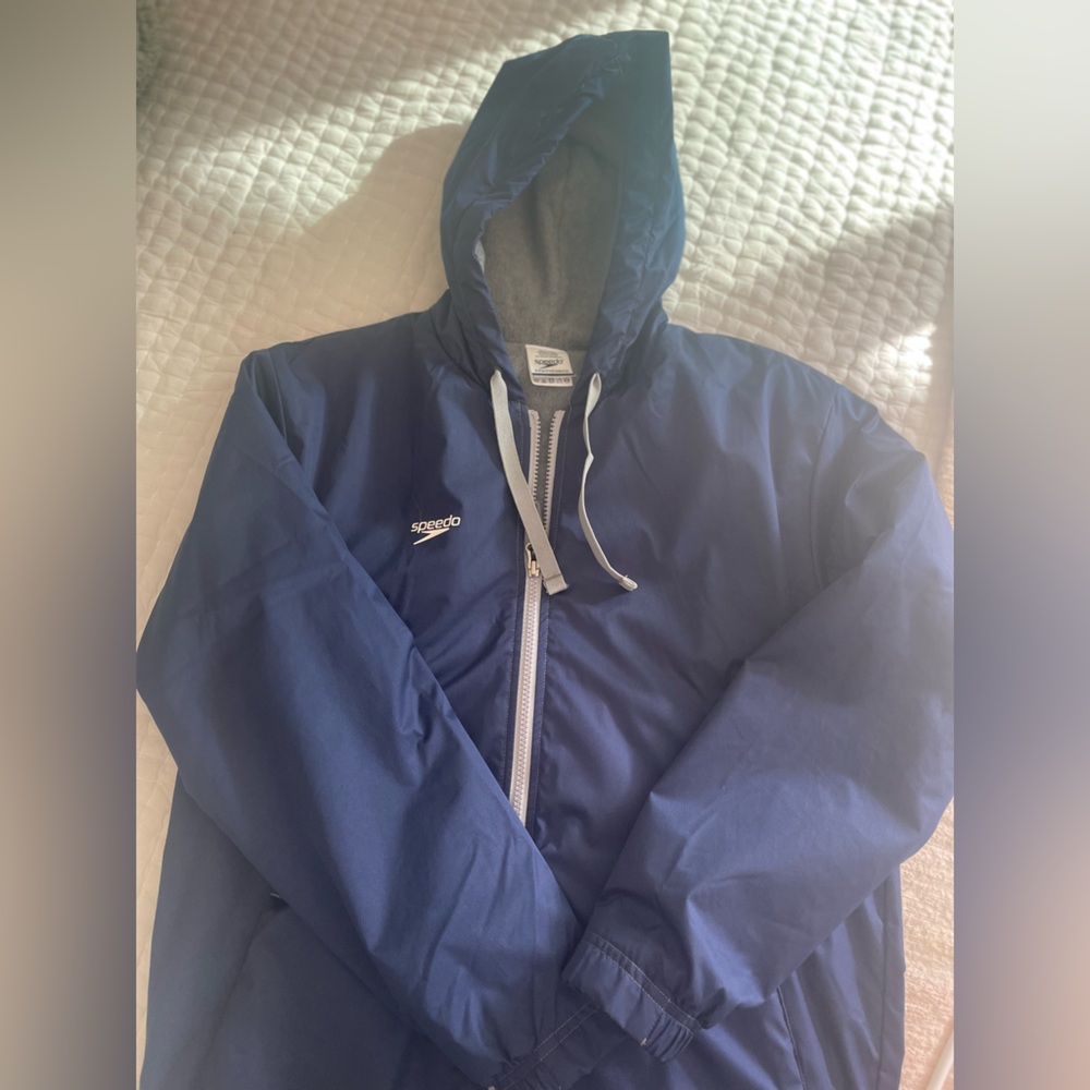 Unisex Speedo team parka xxs Navy